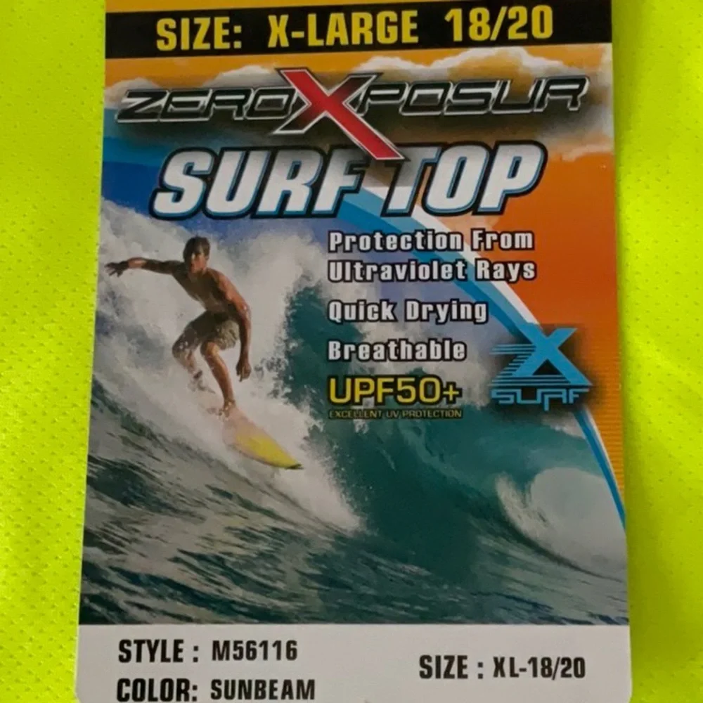 Swim Trunks Sun Protection Set Shirt Swim Shorts Surf Top 2 pc set Boys XL 18-20